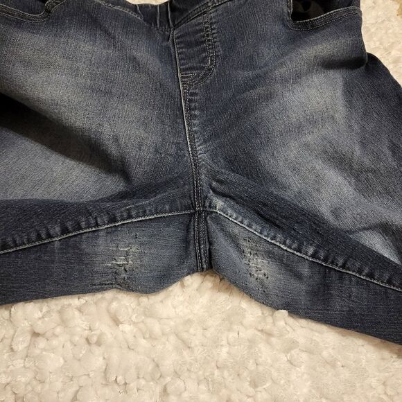 Torrid plus size elastic at  waist, dark wash jeans - Picture 6 of 11